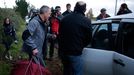 Salida de la prisión de Teixeiro de Domingo Troitiño, en el 2013