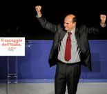 Bersani celebr en Roma su victoria en las primarias del Partido Demcrata.
