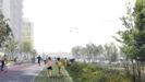 Recreacin virtual del proyecto de urbanizacin en Labaou, en la parcela de As Percebeiras