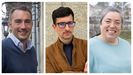 De izquierda a derecha, Antonio Fernndez Angueira, Anxo Arca y Bea Rei