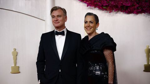 Christopher Nolan y Emma Thomas, en los scar
