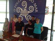 ...Organizadores del festival