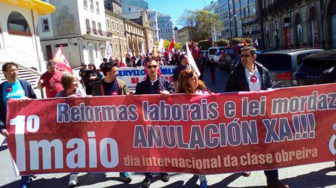 Manifestacin de la CIG en Lugo