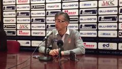 Rueda de prensa de Moncho Fern�ndez previa al �ltimo partido de la temporada