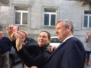 Rueda acept� hacerse un �selfie�