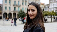 Sabela Juncal, de 25 aos, hizo el mster de moda de la Universidade de Vigo. 