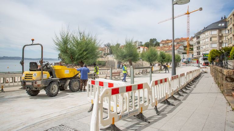 Telmo Martín: «As obras en Sanxenxo termínanse todas o luns 29 de xuño»