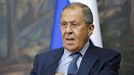 El ministro de Exteriores ruso, Serguei Lavrov, en una rueda de prensa celebrada en Moscú la semana pasada.