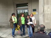 Las firmas se entregaron en la sede de Fomento en Pontevedra