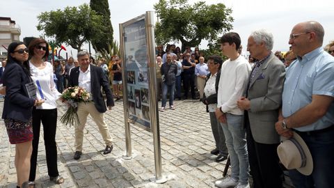 ACTO DEL HOMENAJE A PLACIDO BETANZOS EN EL QUE BAUTIZO´CON SU NOMBRE EL PASEO MARITIMO DE PALMEIRA