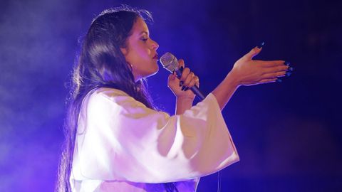 Último concierto de Rosalía en A Coruña, en 2017