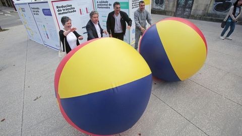 El alcalde y varios concejales presentaron la PMUS Party, que se celebrar el da 8 de octubre en las calles de Pontevedra