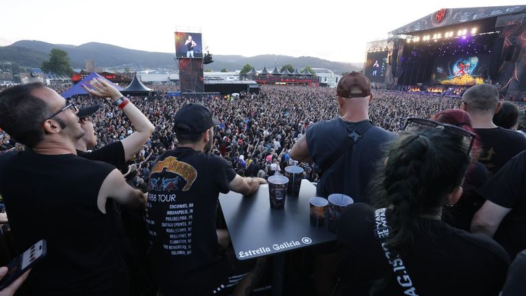 Iron Maiden derrocha vitalidad en su histórica segunda visita a Viveiro