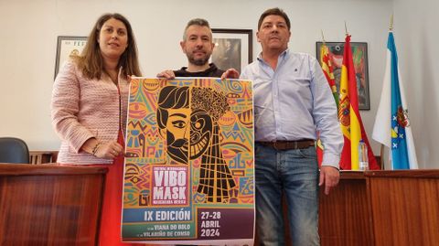 Melisa Maca, Jorge Domnguez y Andrs Montesinos presentaron la mascarada ibrica ViboMask.