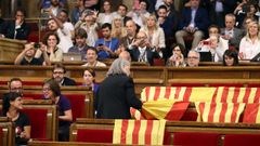 La diputada de Podem que retir las banderas se rebela contra Pablo Iglesias