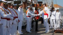 El rey preside en Marn la entrega de reales despachos a los nuevos oficiales de la Armada