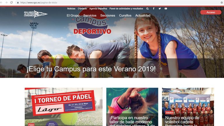 Nueva web del Real Grupo de Cultura Covadonga