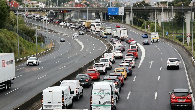 Baja la mortalidad en carreteras gallegas en lo que va de año
