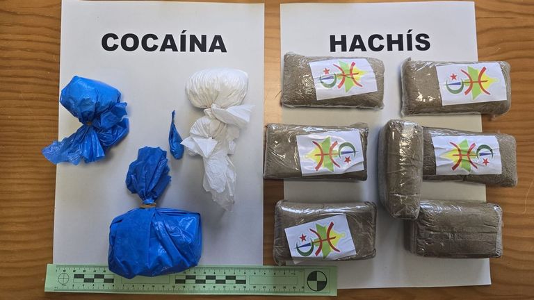 Las incautaciones de cocaína en Galicia se multiplican por cuatro mientras bajan en el resto de España