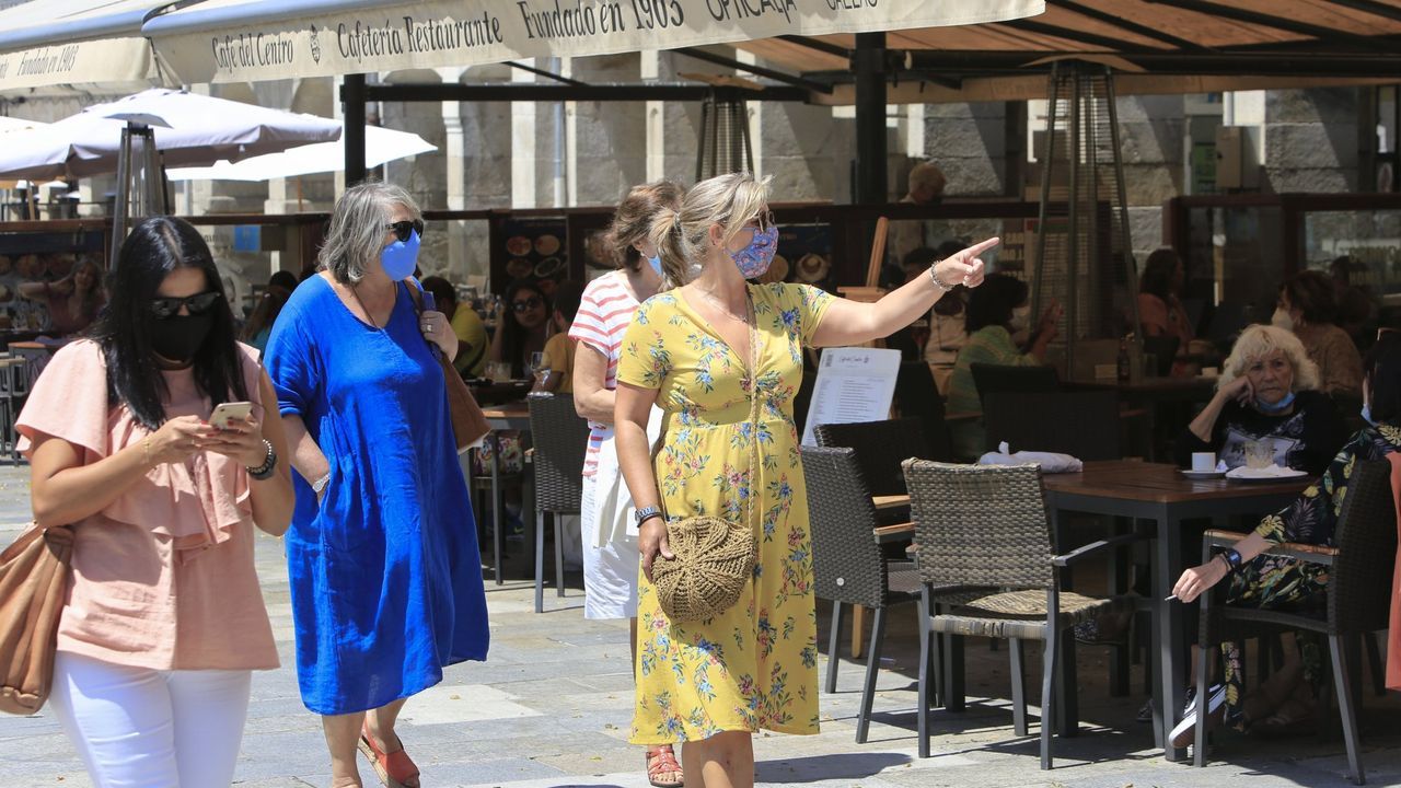 Foto de archivo de la Praza Maior de Lugo