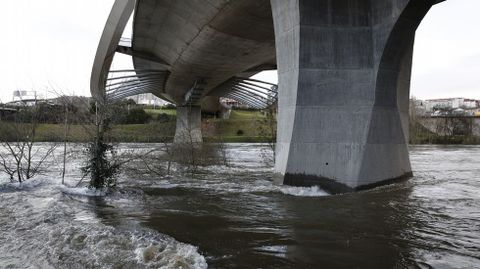 Inundaciones en la provincia de Ourense.En Ourense la crecida del Miño provocó varias inundaciones