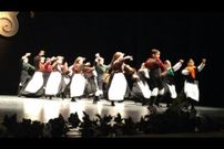 Uno de los grupos que particip� en el certamen de baile de Xacarandaina