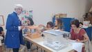 El marqus de Sargadelos vot en Ribadeo