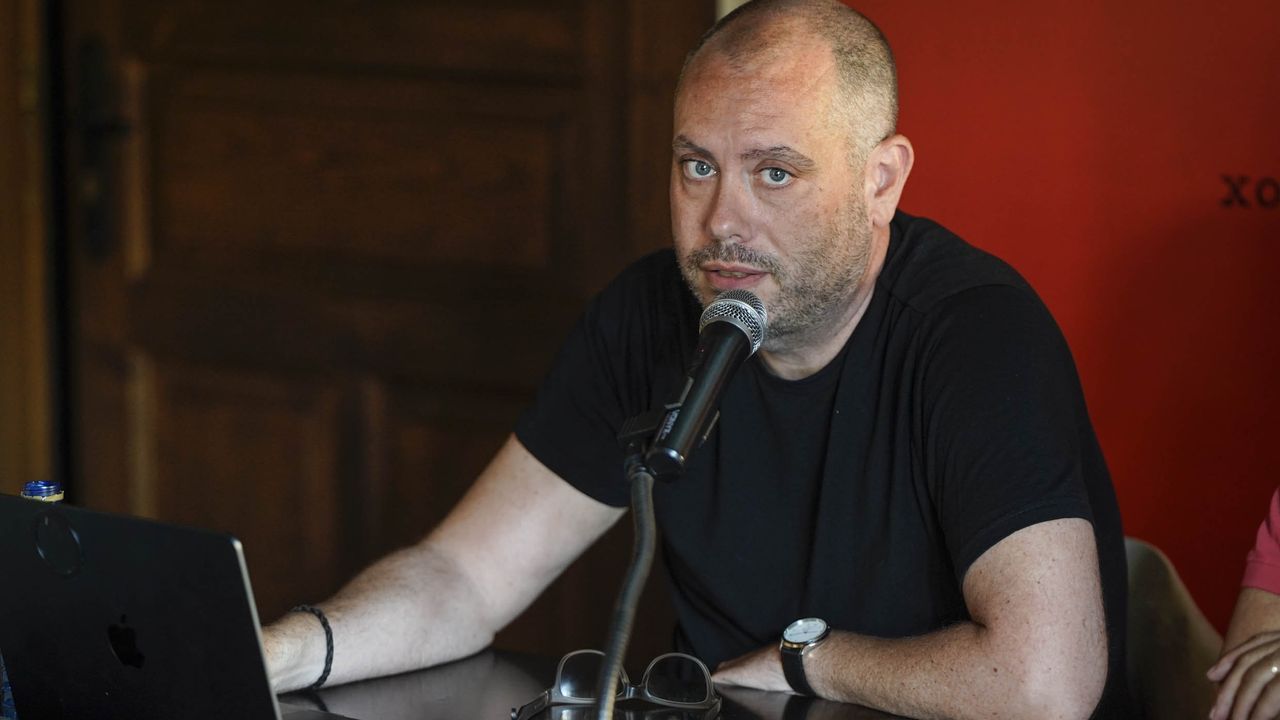 Jorge Mart�nez, dise�ador de museos y de exposiciones en Estados Unidos, ofreci� una charla en la Casa dos Poetas de Celanova.