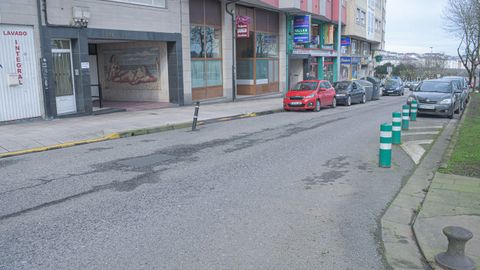 En Fontias hay zonas con el pavimento daado