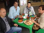 ...Comensales de la fiesta de los callos de O Porri�o