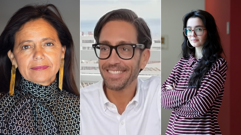 De izquierda a derecha: Marina Daz Mars, psiquiatra;Pedro Javier Rodrguez, especializado en psiquiatra infantil;Beatriz Pieiro, psicloga.
