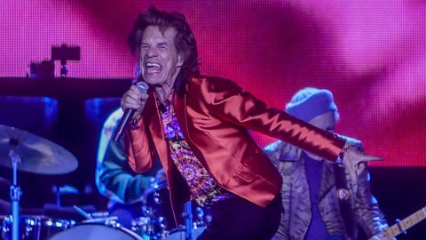 El vocalista y cofundador de Rolling Stones, Mick Jagger, en el concierto en el Wanda Metropolitan de Madrid