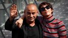 Los actores Eduard Fernndez y Greta Fernndez -padre e hija, en la vida real y en el filme La hija de un ladrn-, posan en San Sebastin, donde presentan la pelcula que compite en la seccin oficial del certamen