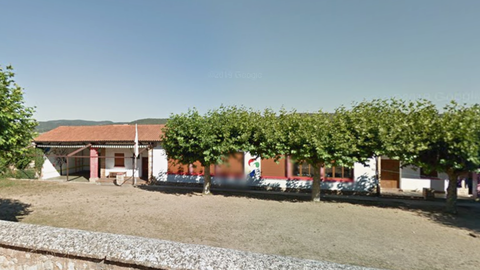 Las instalaciones donde tena lugar el campamento de Bernedo, vistas desde Google Maps.