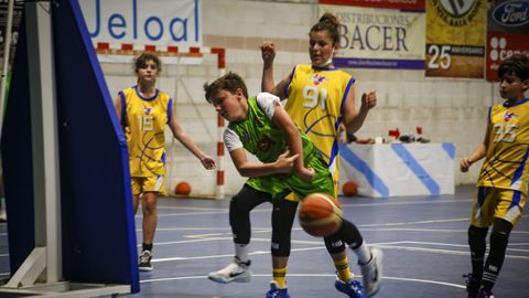 Imagen del torneo de baloncesto del Xogade celebrado en Boiro