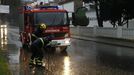 Inundaciones en Ferrol a causa de una tromba de agua
