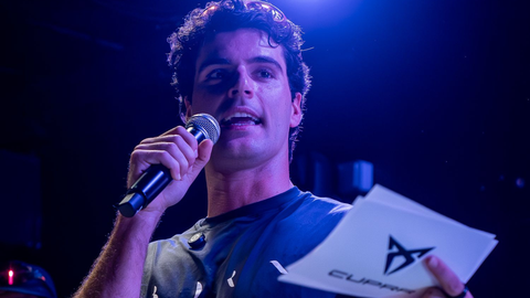 Juan Garc�a Prieto en un evento de Cupra