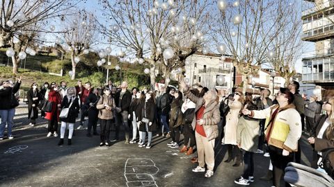 La familia de Luka lanzó globos al cielo para recordarlo
