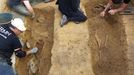 Exhumación en Ribadeo