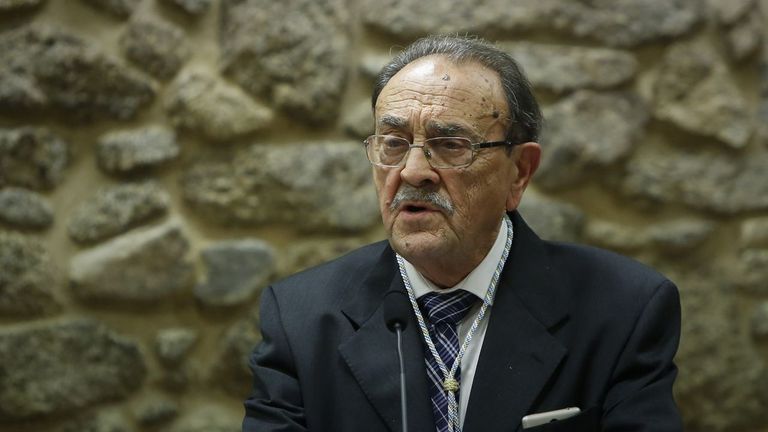 Imaxe do académico e escritor Xosé Luís Franco Grande (1936-2020)