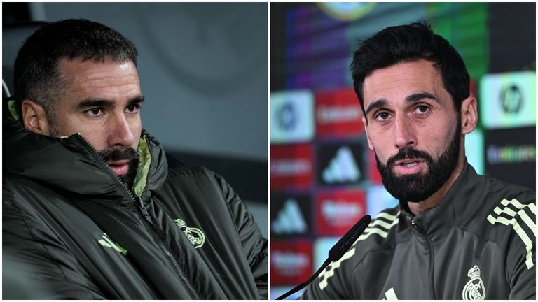 El partido del Real Madrid en Valencia evidencia que la relación entre Carvajal y Arbeloa está rota