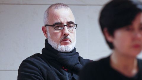 Alfonso Basterra, durante el juicio por el asesinato de su hijo