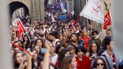 Manifestacin de estudiantes en Santiago