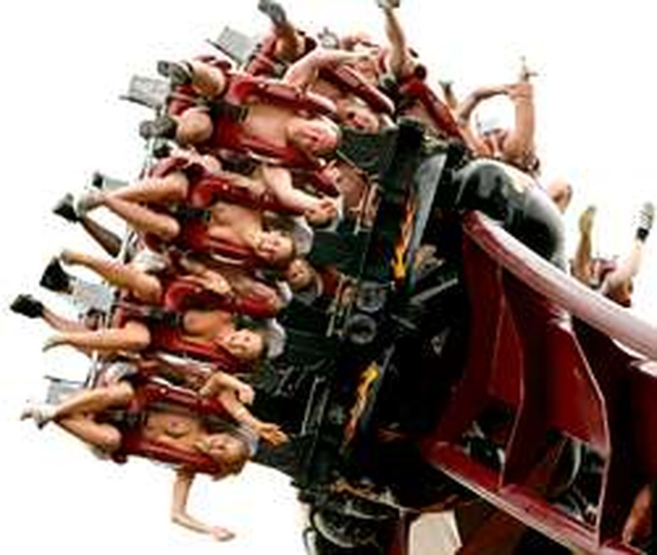 Desnudos en la montaña rusa