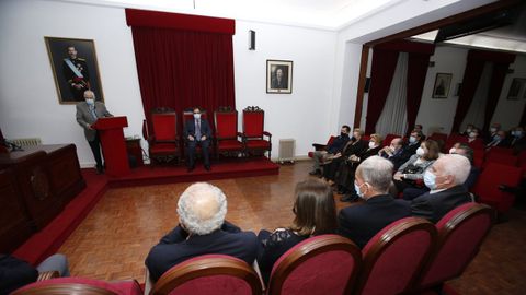 Imagen de archivo de una sesión de la Academia de Medicina de Galicia, en A Coruña