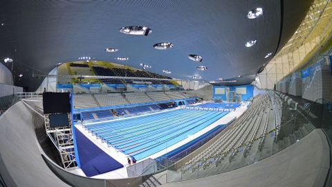 El centro acutico construido en Londres con motivo de los Juegos Olmpicos del 2012