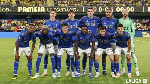 Alineacin del Real Oviedo ante el Villarreal