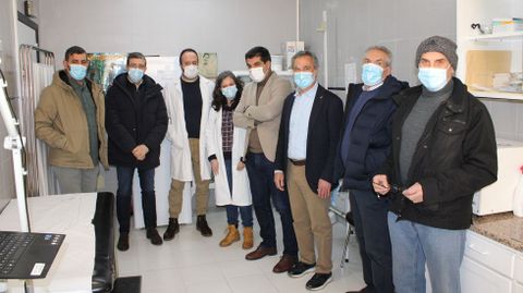 El delegado territorial de la Xunta en Ourense, Gabriel Aln, y el gerente del rea sanitaria de Ourense, Vern e o Barco de Valdeorras, Felix Rubial, visitaron el centro de salud de Vilar de Barrio
