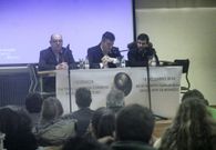 Momento de la inauguraci�n esta ma�ana en el IES As Mari�as