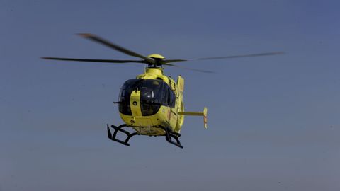 Imagen de archivo de un helicóptero medicalizado